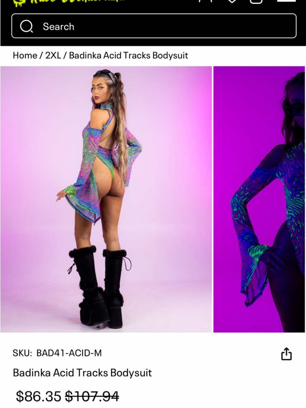 BADINKA Acid Tracks Bodysuit - Picture 3 of 10